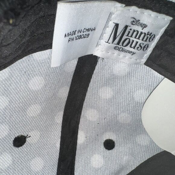 Disney Minnie Mouse Hat Snapback Polka Dot Size One Size - Picture 4 of 7